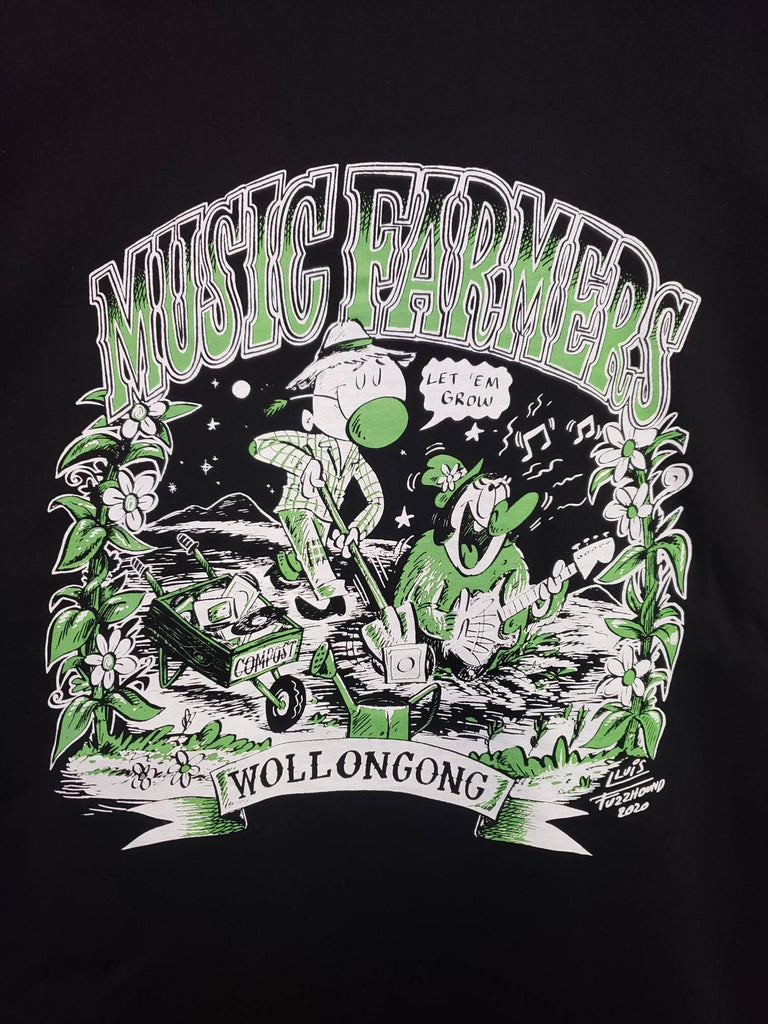 Music Farmers Fuzzhound Shirt (Black)