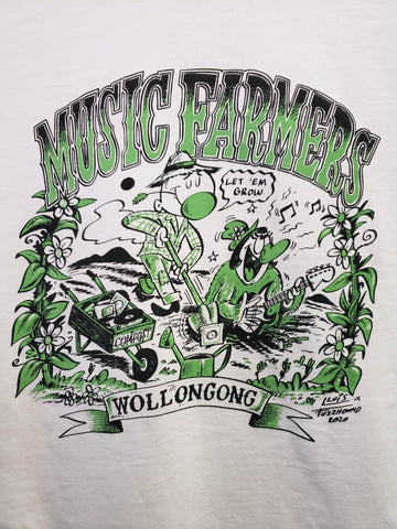 Music Farmers Fuzzhound Shirt (White)